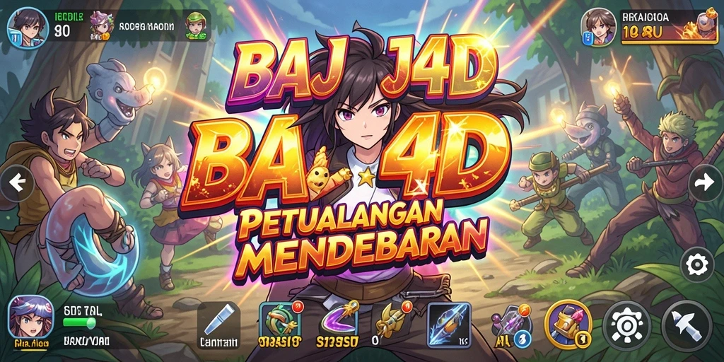 Screenshot gameplay BAJAJ4D yang memperlihatkan aksi seru karakter Anime.