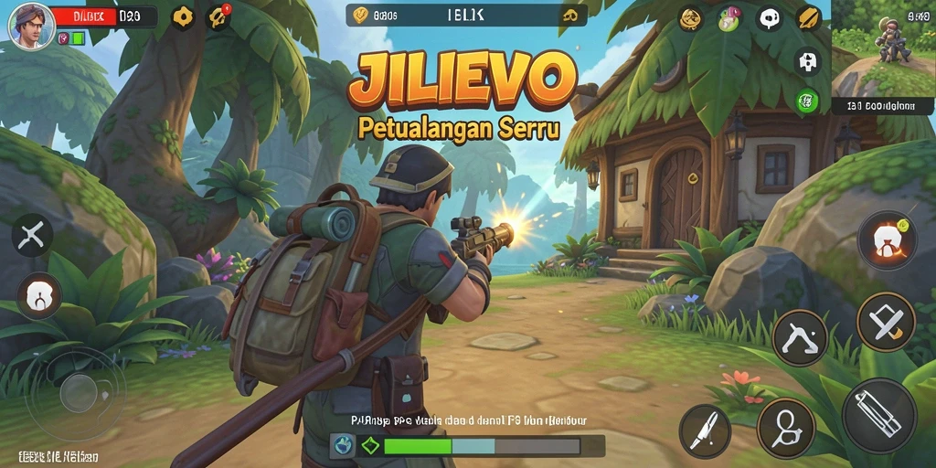 Screenshot gameplay JILIEVO yang menunjukkan aksi mendebarkan.
