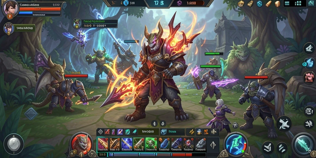 Tampilan menarik dari gameplay MMORPG OVO88 dengan aksi seru.