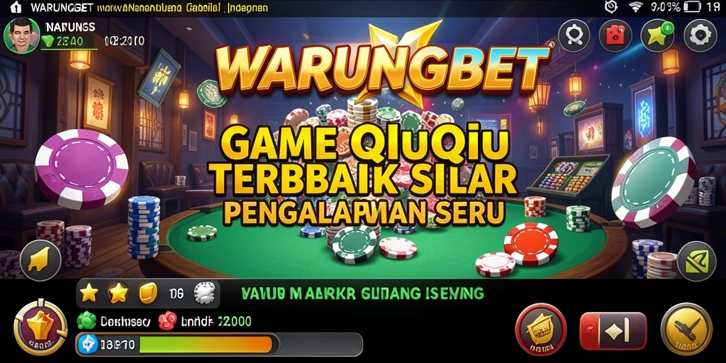 Tampilan menarik dari gameplay QiuQiu di WARUNGBET.